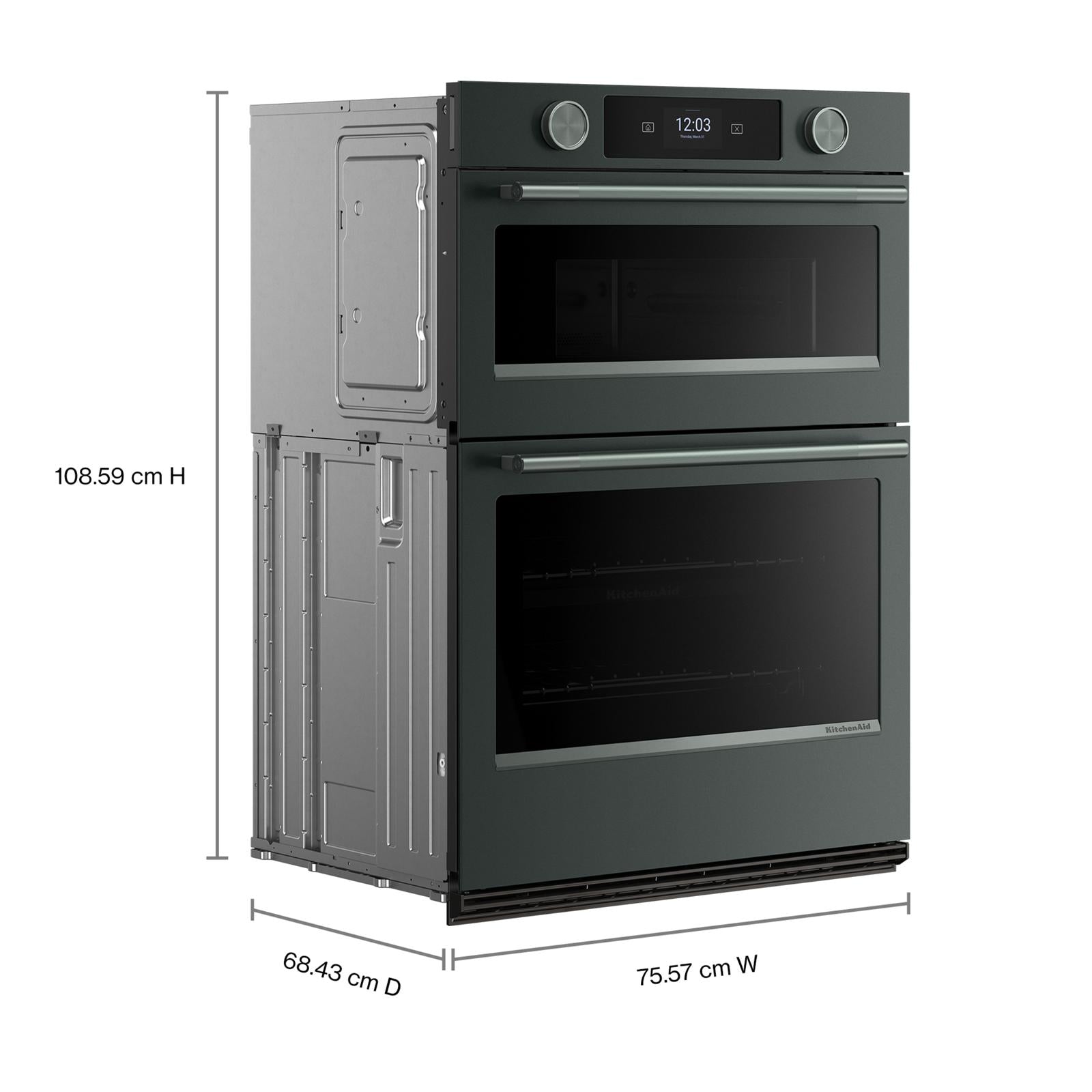 KitchenAid Juniper 30" Wall Oven with Microwave (6.4 cu ft) - KOEC730SJP