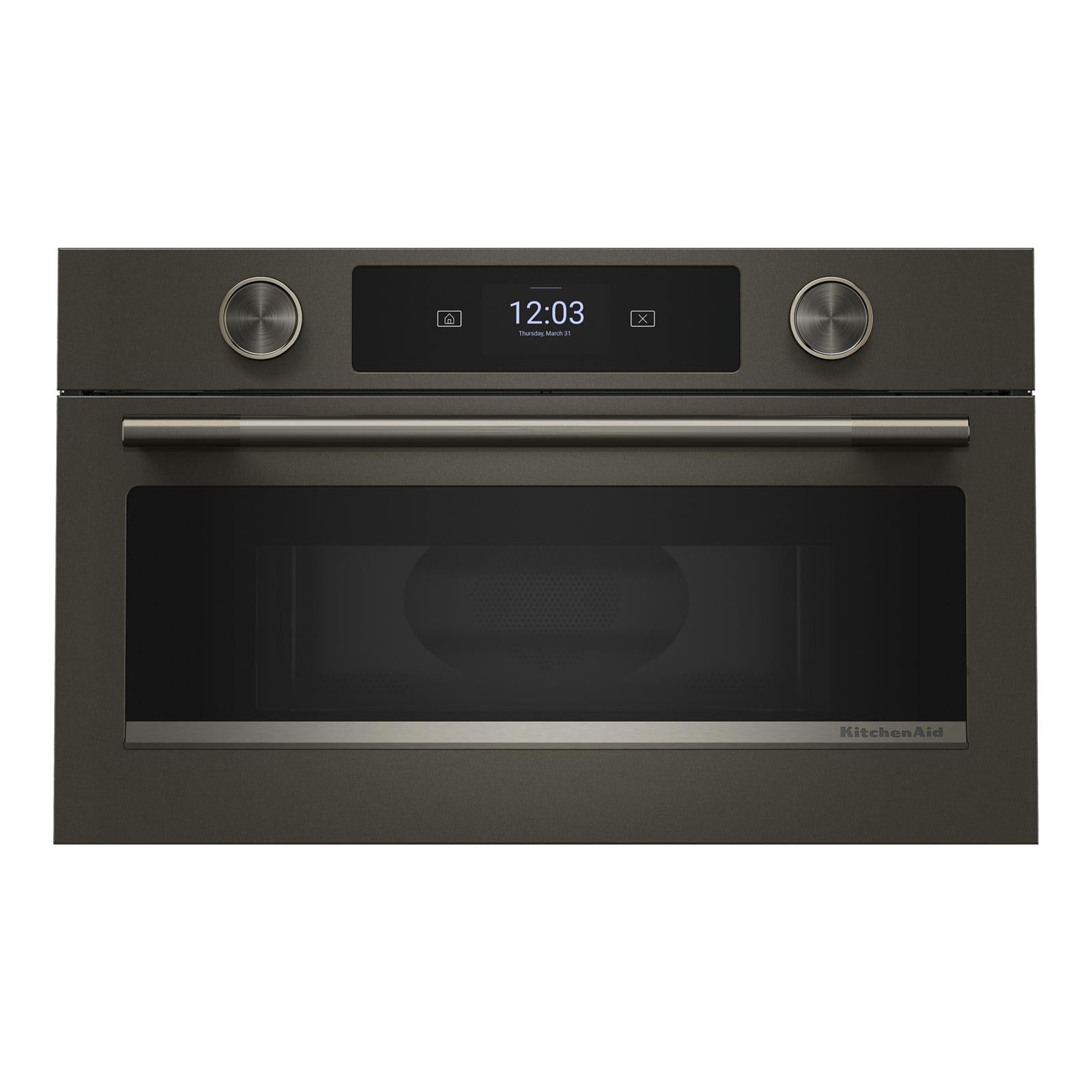 KitchenAid Black Ore 30 in. Built-In Convection Microwave (1.4 Cu. Ft.) - KMBS730SBE