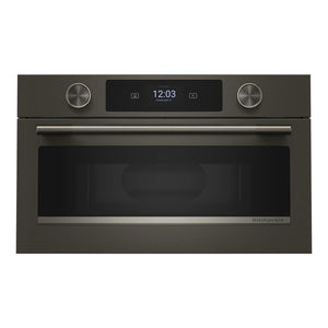 KitchenAid Black Ore 30 in. Built-In Convection Microwave (1.4 Cu. Ft.) - KMBS730SBE