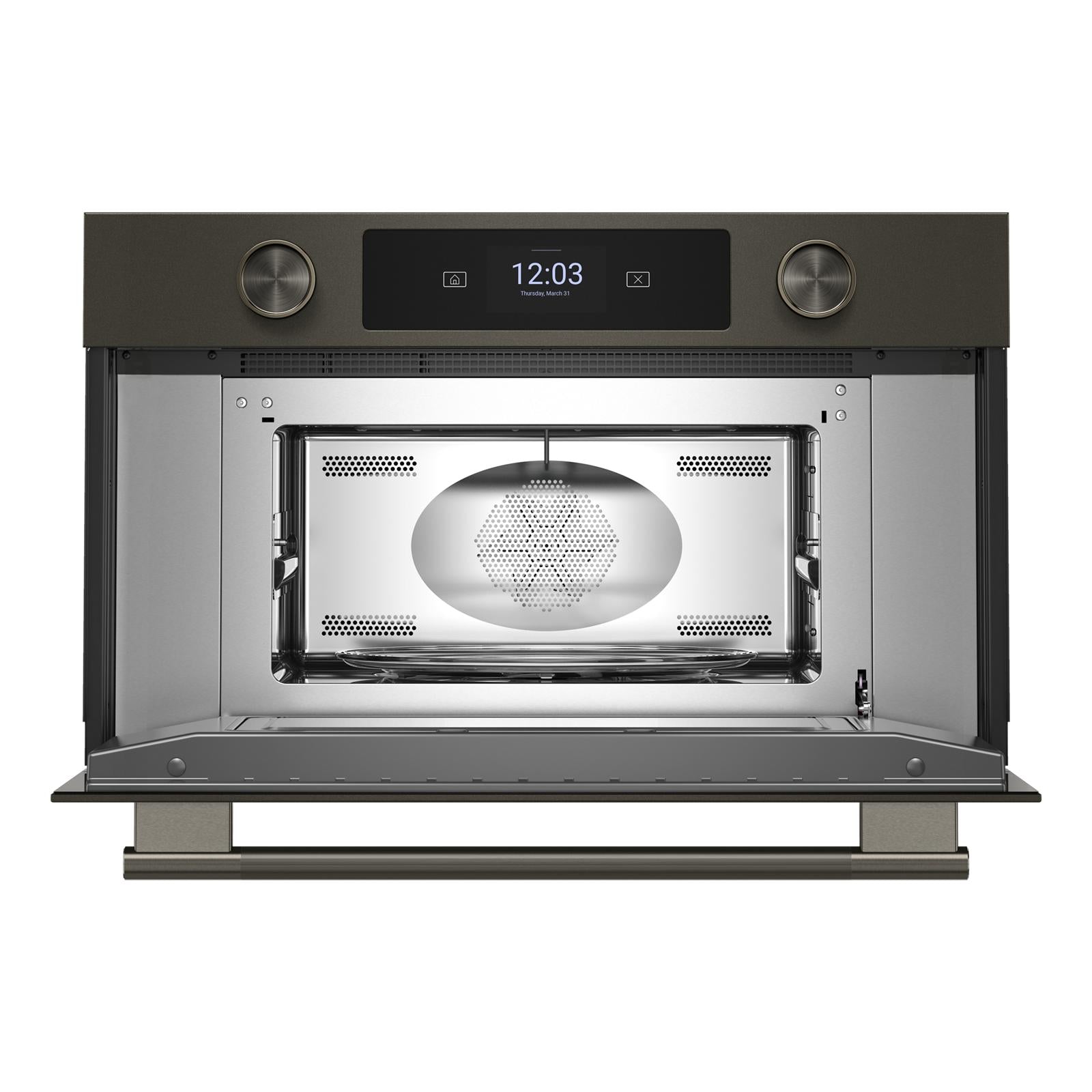 KitchenAid Black Ore 30 in. Built-In Convection Microwave (1.4 Cu. Ft.) - KMBS730SBE