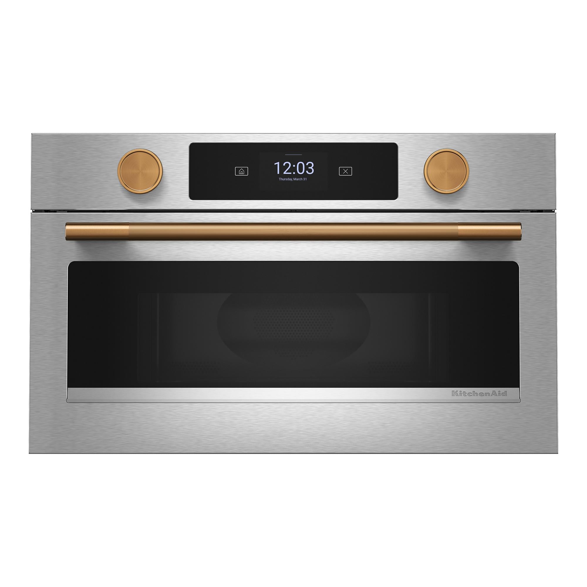 KitchenAid PrintShield Stainless 30 in. Built-In Convection Microwave (1.4 Cu. Ft.) - KMBS730SPS