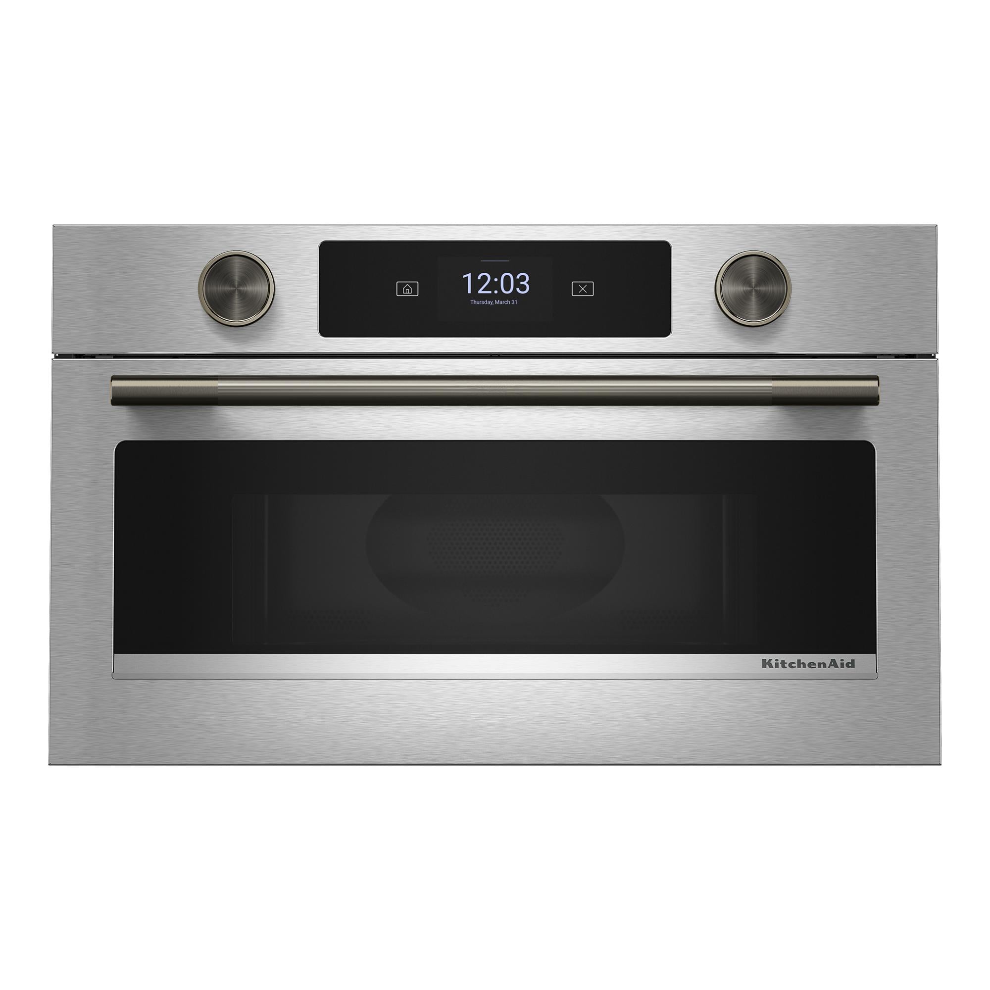 KitchenAid PrintShield Stainless 30 in. Built-In Convection Microwave (1.4 Cu. Ft.) - KMBS730SPS