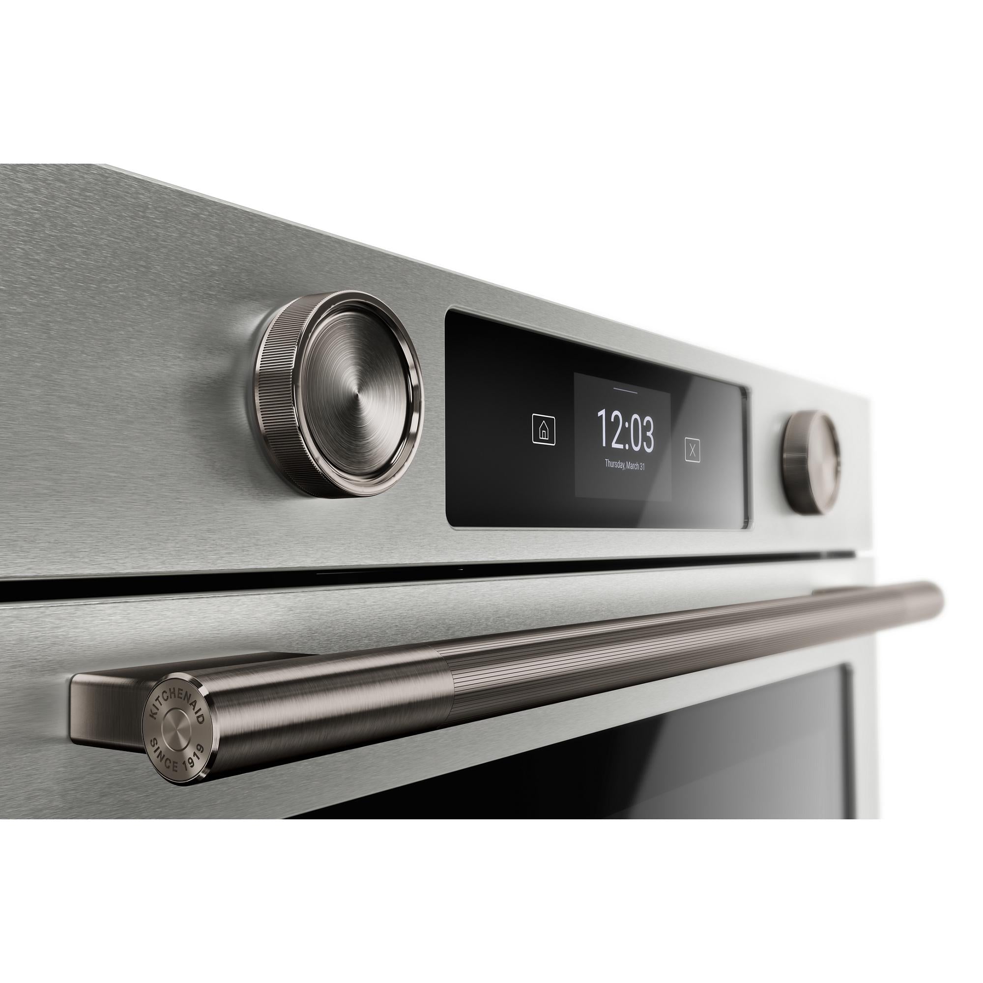 KitchenAid PrintShield Stainless 30" Wall Oven (5.0 cu ft) - KOES730SPS