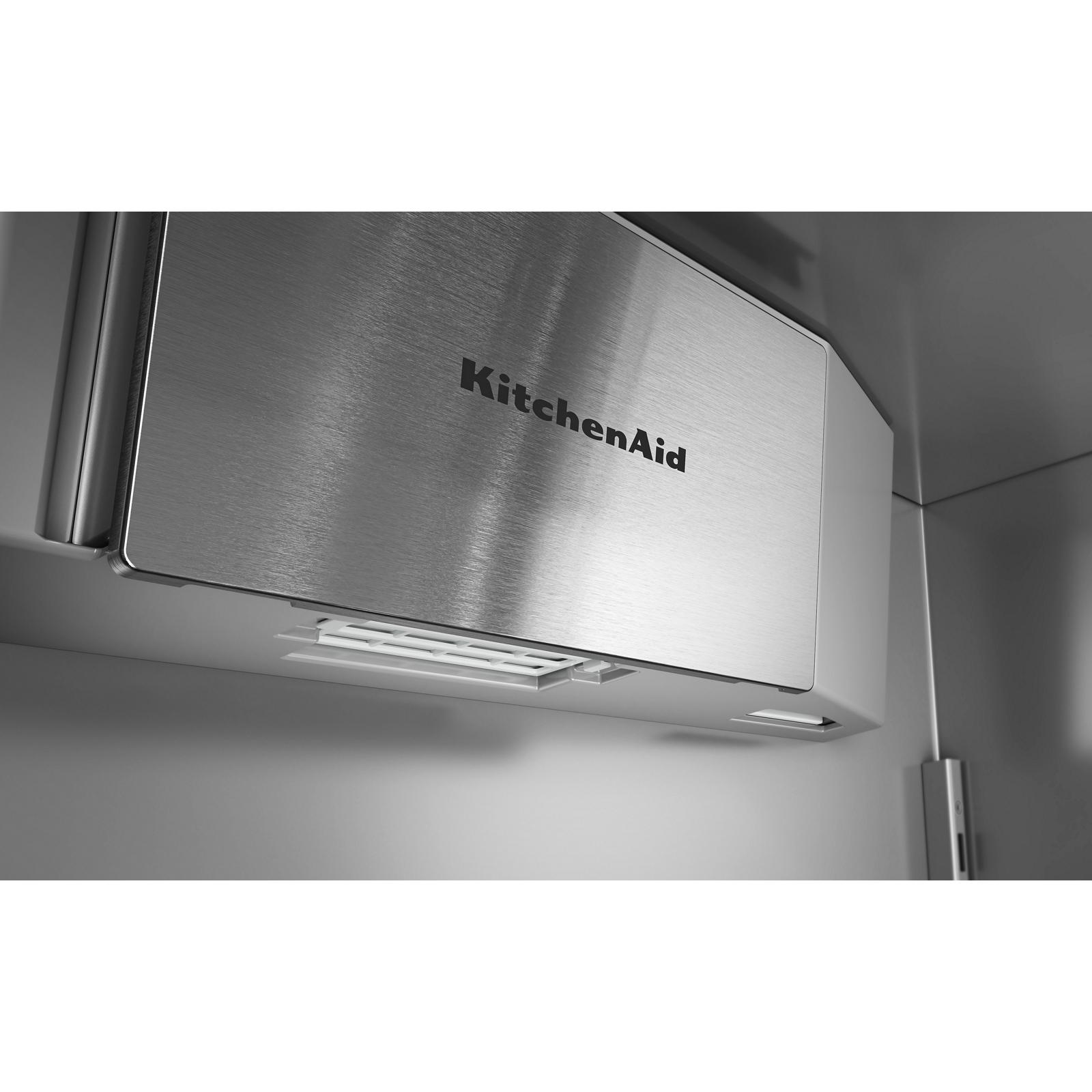 KitchenAid 48" 30.0 Cu. Ft. PrintShield Stainless Steel Built-In Side-by-Side Refrigerator - KBSN748SPS
