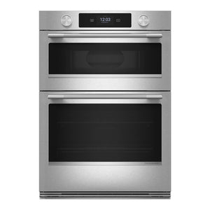 KitchenAid PrintShield Stainless 27" Wall Oven with Microwave (5.7 cu ft) - KOEC727SPS