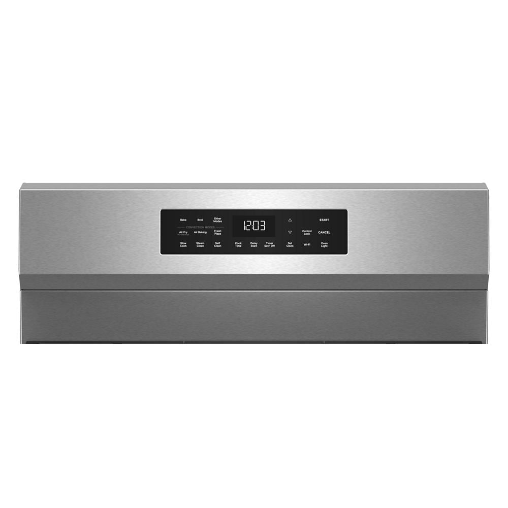 KitchenAid PrintShield™ Stainless Finish Freestanding Smart Gas Convection Range (5.0 Cu. Ft.) - KFGS330TPS