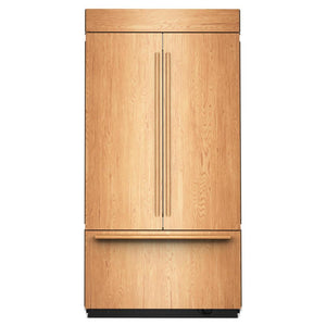 KitchenAid 42" 24.2 Cu. Ft. Panel-Ready Built-In French Door Refrigerator with Platinum Interior – KBFN542TPA