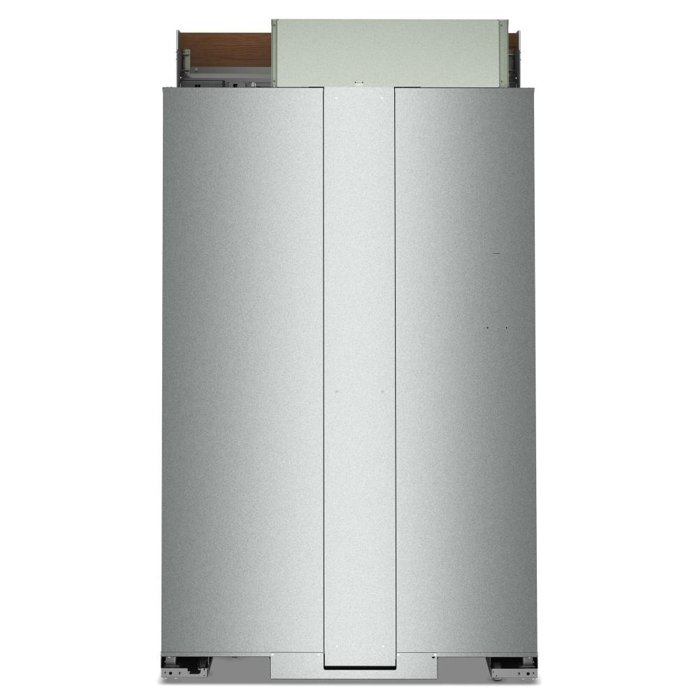 KitchenAid 48" 30.0 Cu. Ft. Panel-Ready Built-In Side-by-Side Refrigerator with Platinum Interior – KBSN748TPA