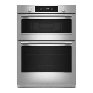 KitchenAid PrintShield™ Stainless 30" Wall Oven with Microwave with Intelligent Cooking Camera (5 cu ft) - KOEC930SPS