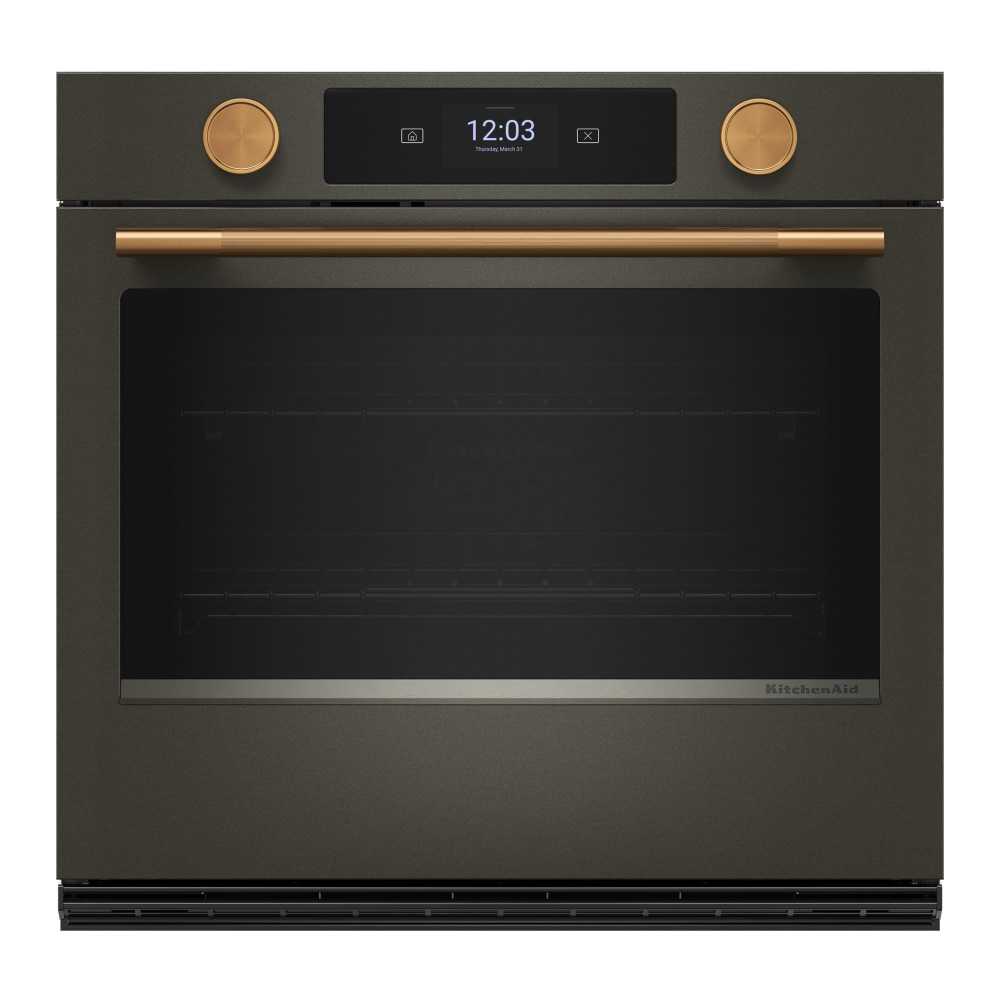KitchenAid Black Ore 30" Wall Oven with Intelligent Cooking Camera (5 cu ft) - KOES930SBE