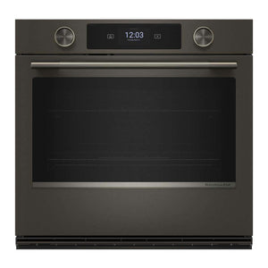 KitchenAid Black Ore 30" Wall Oven with Intelligent Cooking Camera (5 cu ft) - KOES930SBE