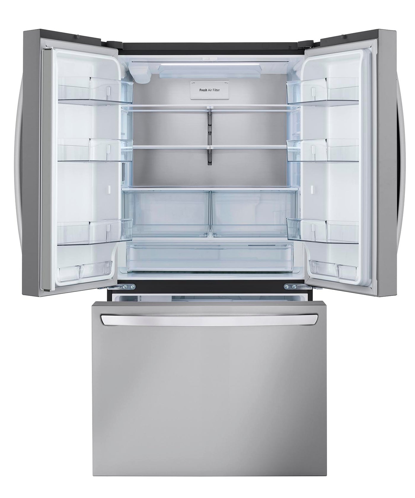 LG 35.75" 27 Cu. Ft. Stainless Steel Smart Counter-Depth MAX™ French Door Refrigerator - LRFLC2706S