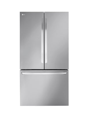 LG 35.75" 27 Cu. Ft. Stainless Steel Smart Counter-Depth MAX™ French Door Refrigerator - LRFLC2706S