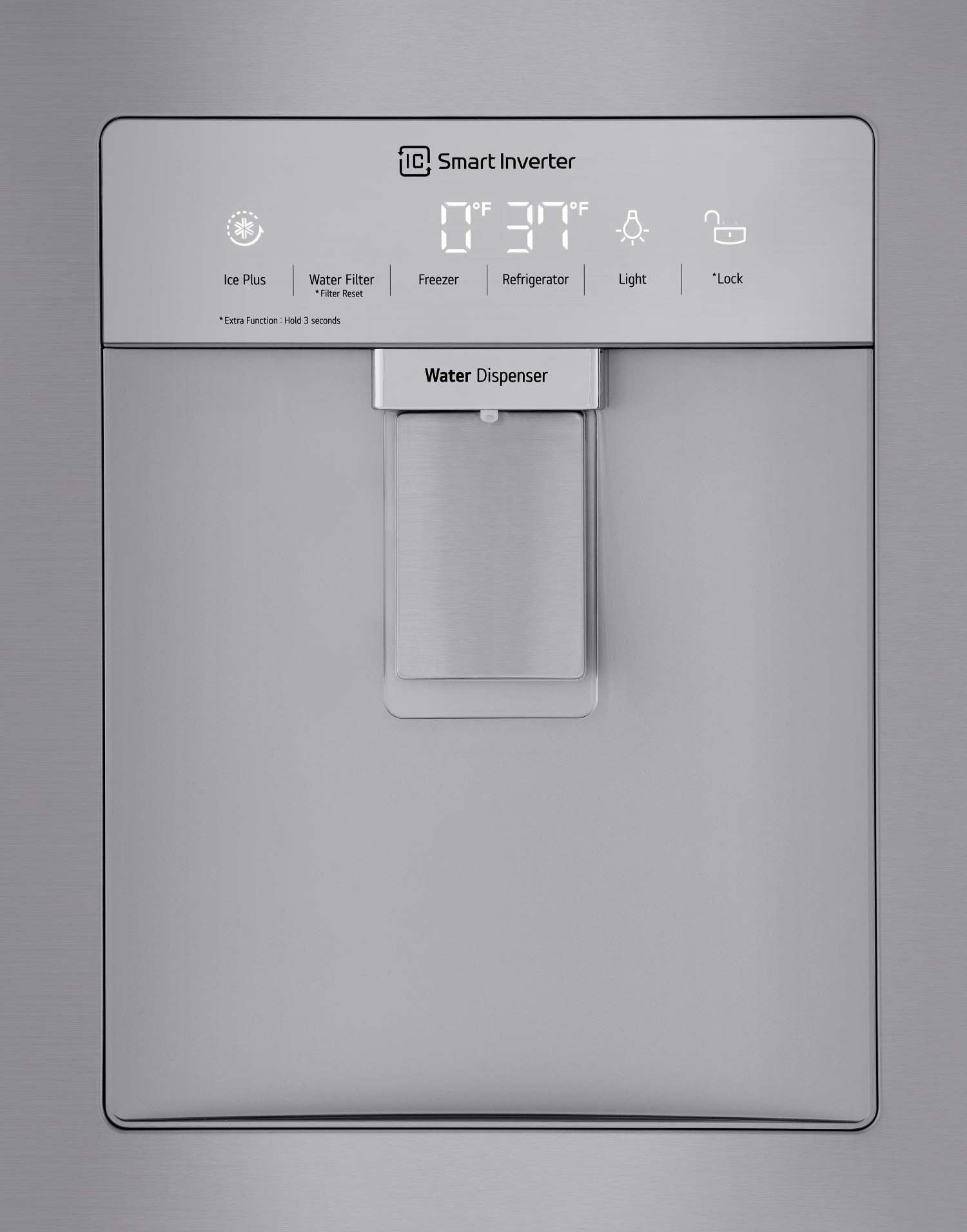 LG 36" 29 Cu. Ft. Platinum Silver French Door Refrigerator - LRFWS2906V