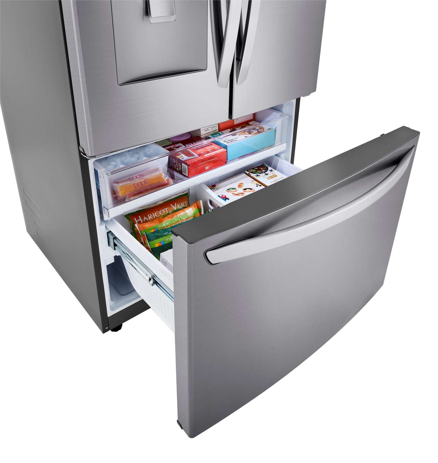 LG 36" 29 Cu. Ft. Platinum Silver French Door Refrigerator - LRFWS2906V