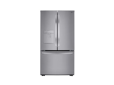 LG 36" 29 Cu. Ft. Platinum Silver French Door Refrigerator - LRFWS2906V