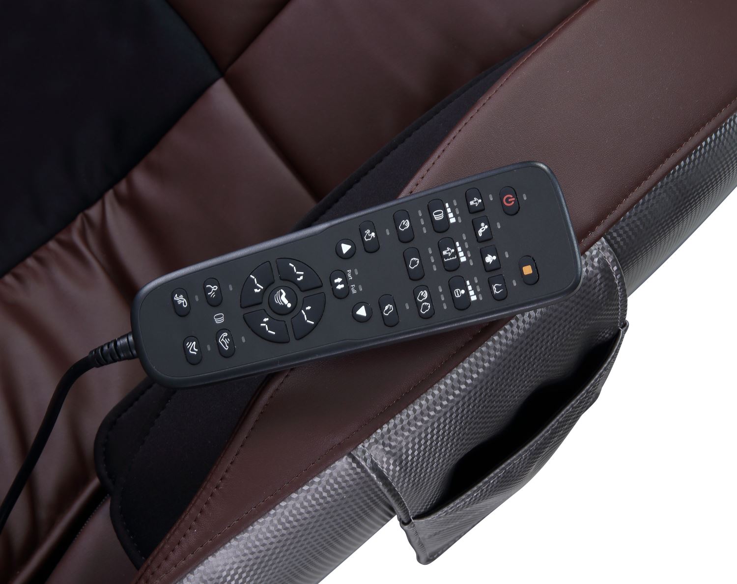Skridtet Therapeutic Multiple Function Whole Body Reclining Massage Chair - Chocolate Brown