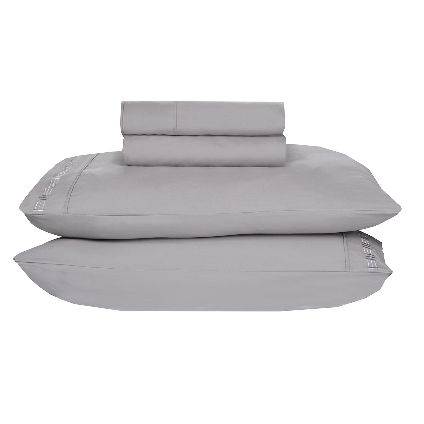 Nilus Twin Sheet Set - Light Grey