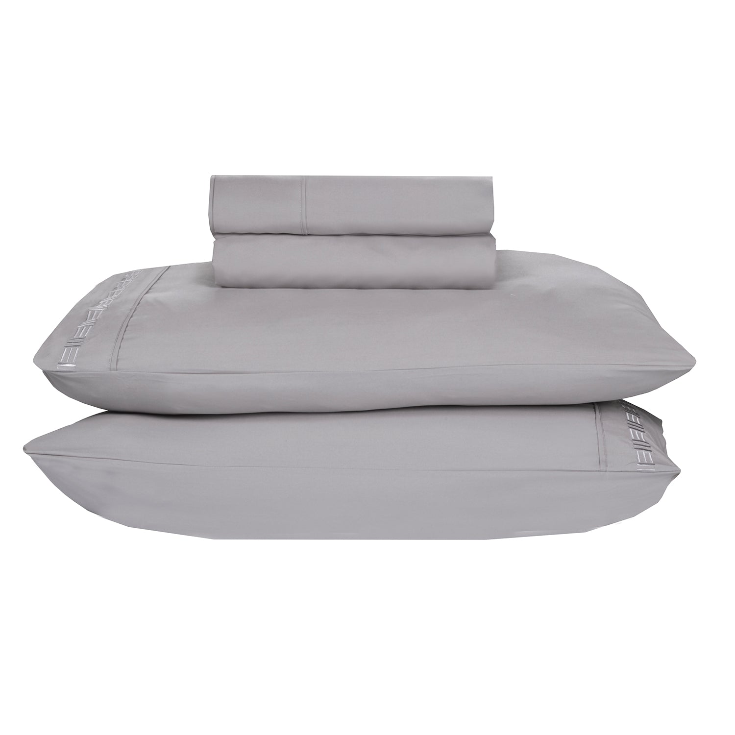 Nilus King Sheet Set - Light Grey