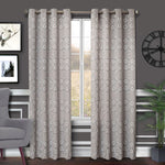 Napier Blackout Drapery Panel (108 x 54) - Grey White