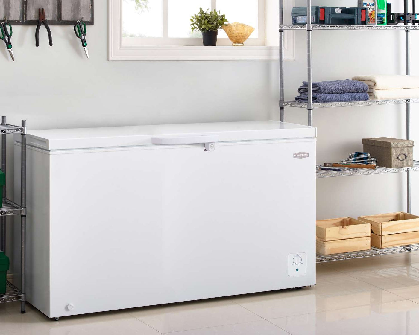 Marathon Deluxe 14 cu.ft Chest Freezer - MCF140W