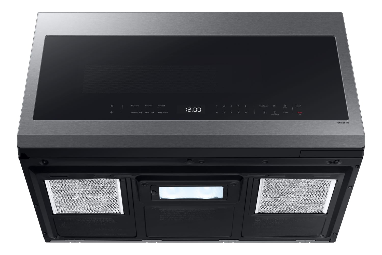 Samsung BESPOKE Stainless Steel Over the Range Microwave with 400 CFM (2.1cu.ft.) ME21DG6300SRAC