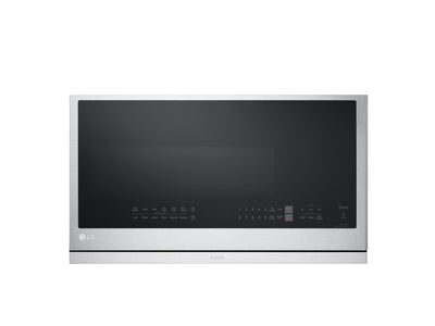 LG Platinum Silver Steel Smart Wi-Fi Enabled Over-the-Range Microwave with ExtendaVent® 2.0 & EasyClean® (2.1 cu. ft.) - MVEL2137F