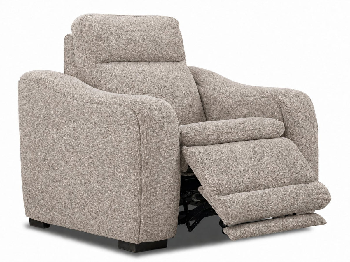 Madison Dual Power Recliner - Beige