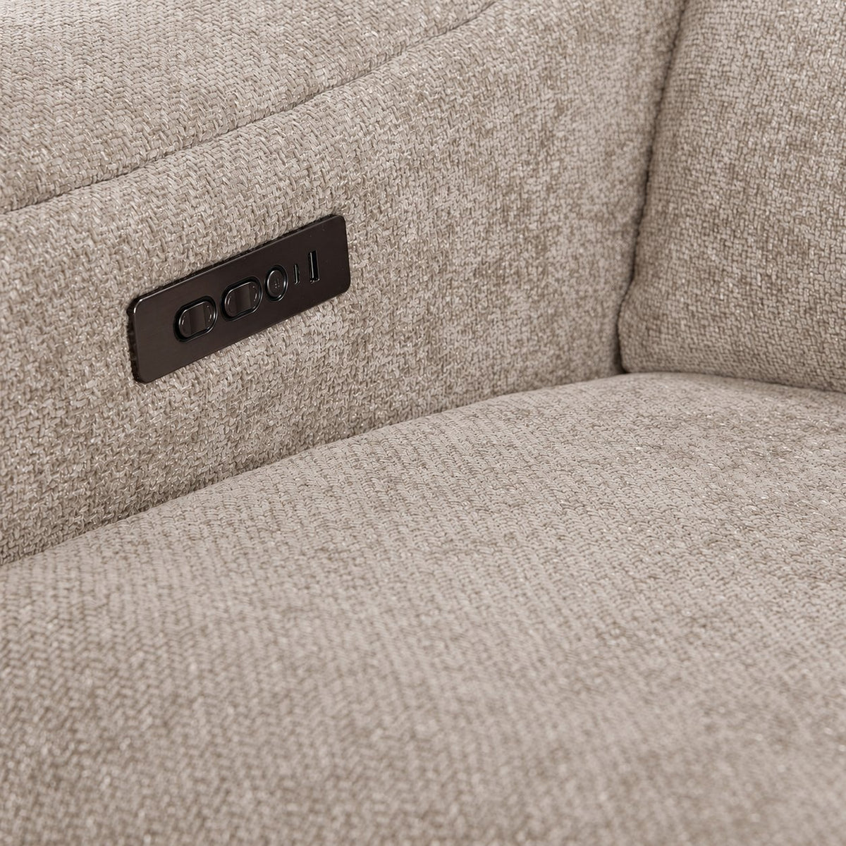 Madison Dual Power Recliner - Beige