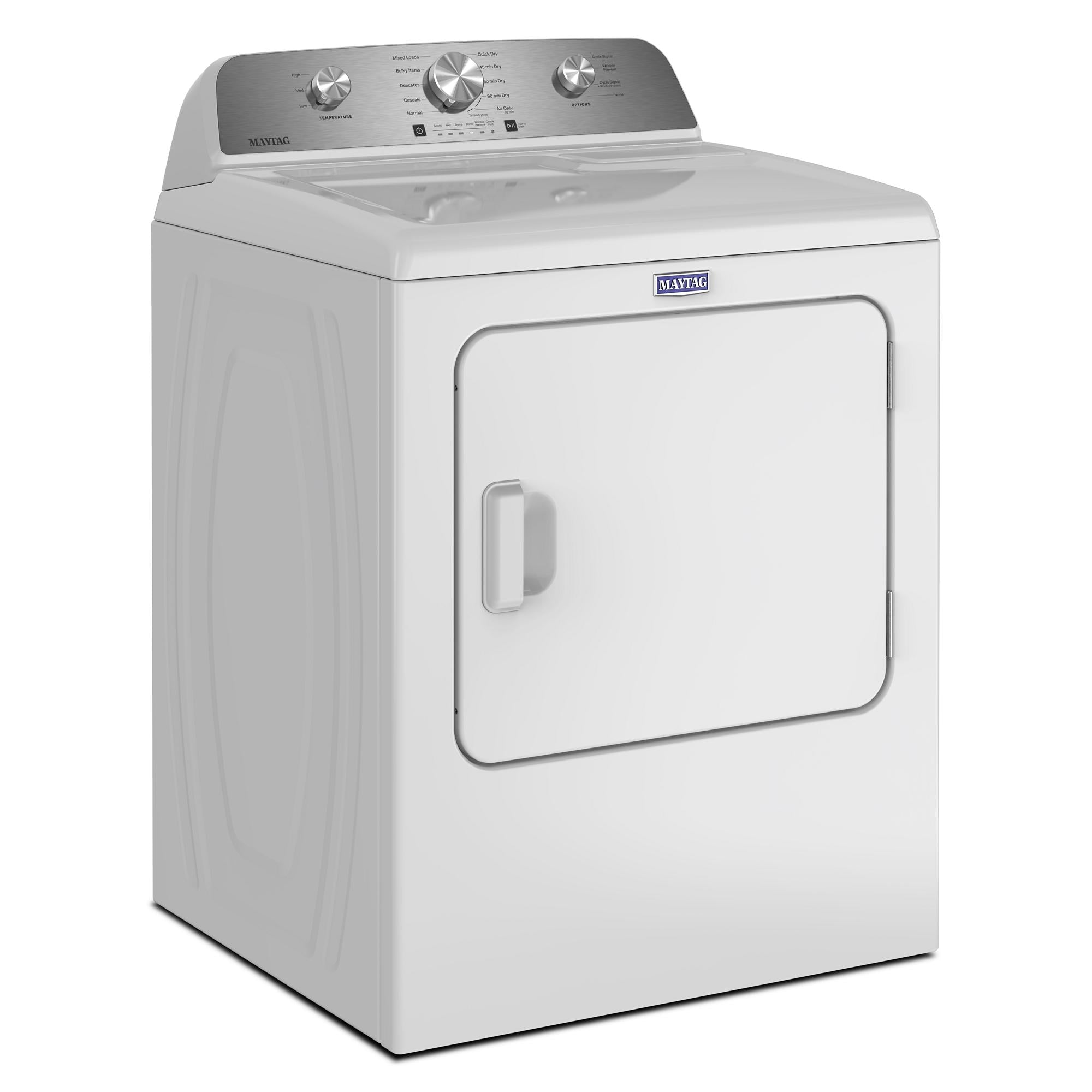 Maytag White Gas Dryer (7.0 Cu. Ft.) with Wrinkle Prevent Option - MGD4205SW