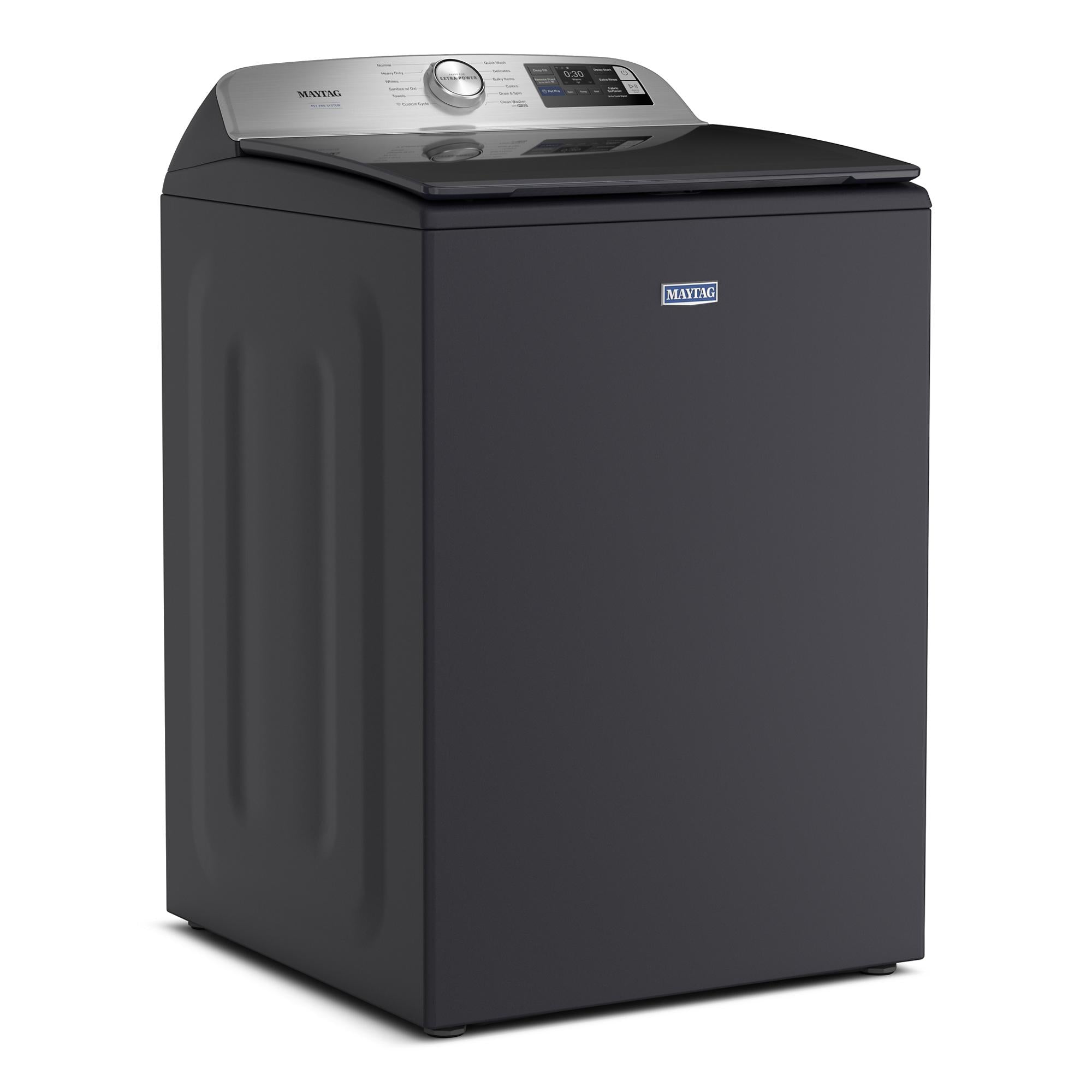 Maytag Midnight Steel Top-Load Washer with Pet Pro (6 cu.ft.) - MTW7205RF