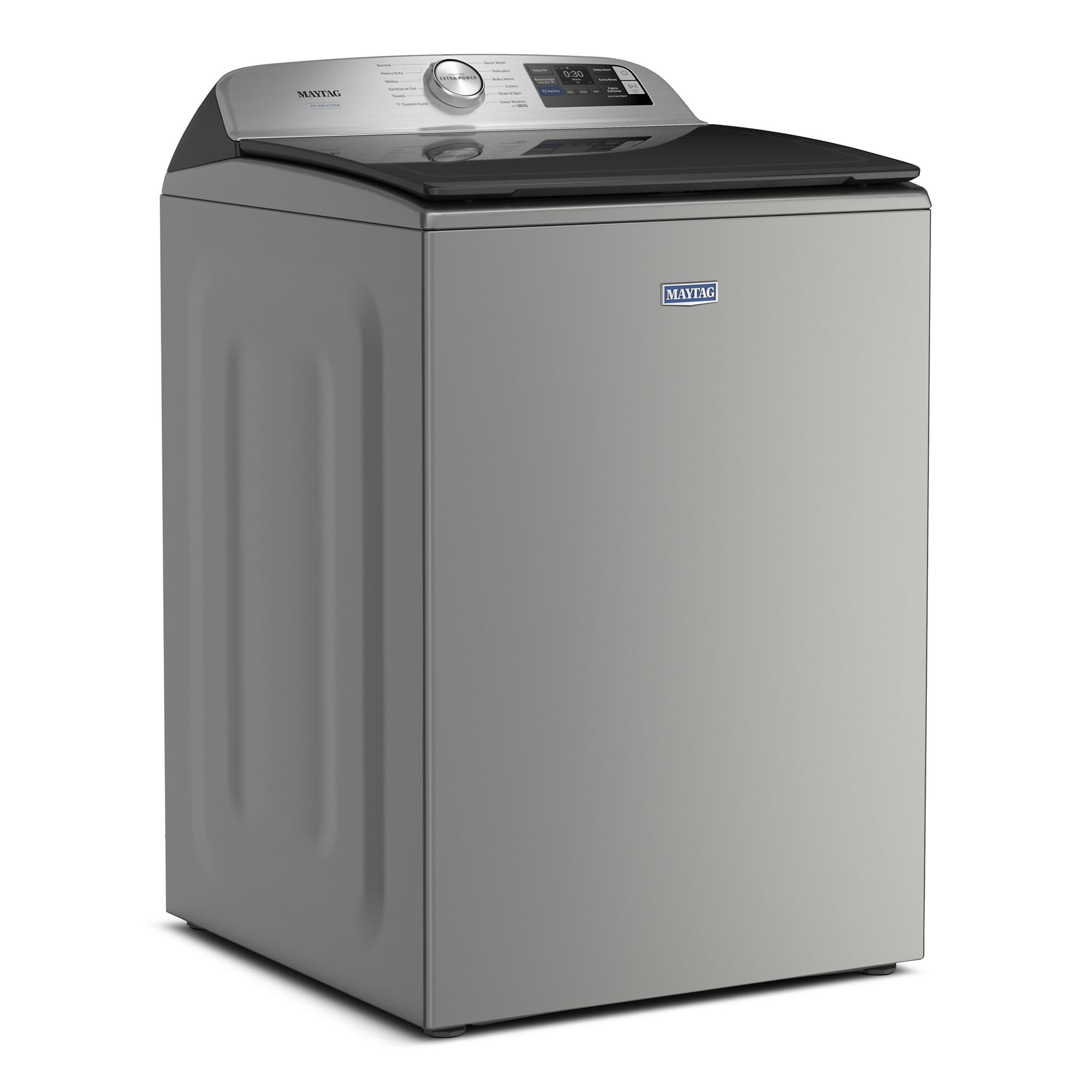Maytag Silver Top-Load Washer with Pet Pro (6 cu.ft.) - MTW7205RR