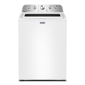 Maytag White Top Load Agitator Washer (5.4 Cu. Ft. IEC) with Extra Power and Pet Pro Option - MTW5605RW