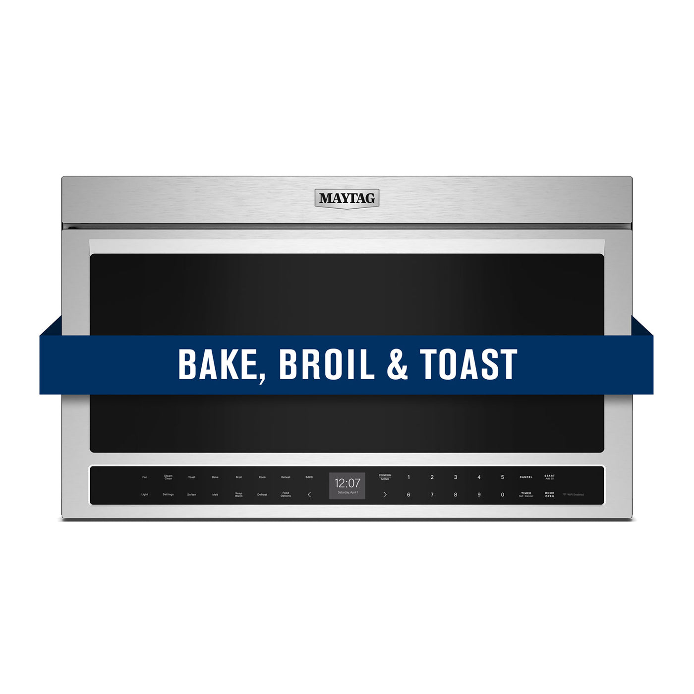 Maytag Fingerprint Resistant Stainless Steel Over-the-Range Microwave (1.1 Cu Ft) - YMMMF8030PZ--