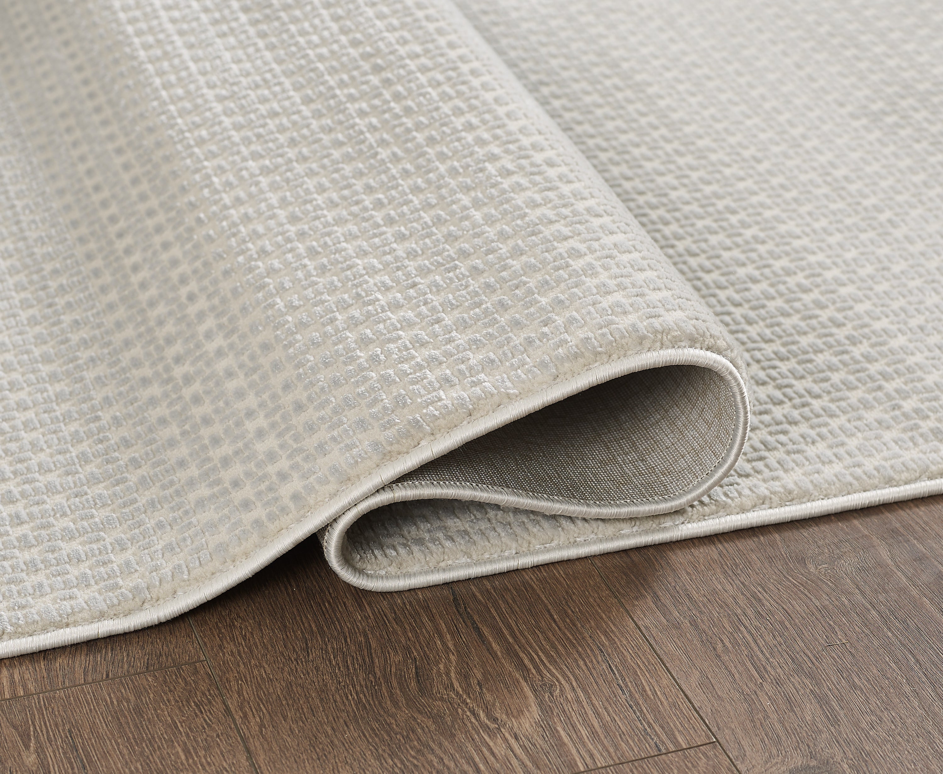 Merinos Novolini 7'8" x 10'8" Area Rug with Underpad - Light Grey