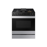 Samsung BESPOKE Stainless Steel 30" Gas True Convection Slide in Range with Oven Camera (6.0cu.ft) - NSG6DG8700SRAA