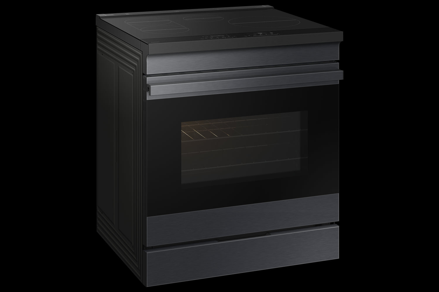 Samsung BESPOKE Matte Black Steel True Convection Induction Slide in With Air Sous Vide (6.3cu.ft.) - NSI6DG9500MTAC