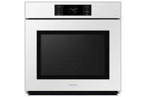 Samsung BESPOKE White Glass Single Oven (5.1 cu. ft) - NV51CB700S12AA