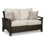 Paradise Trail - Outdoor Loveseat - Medium Brown