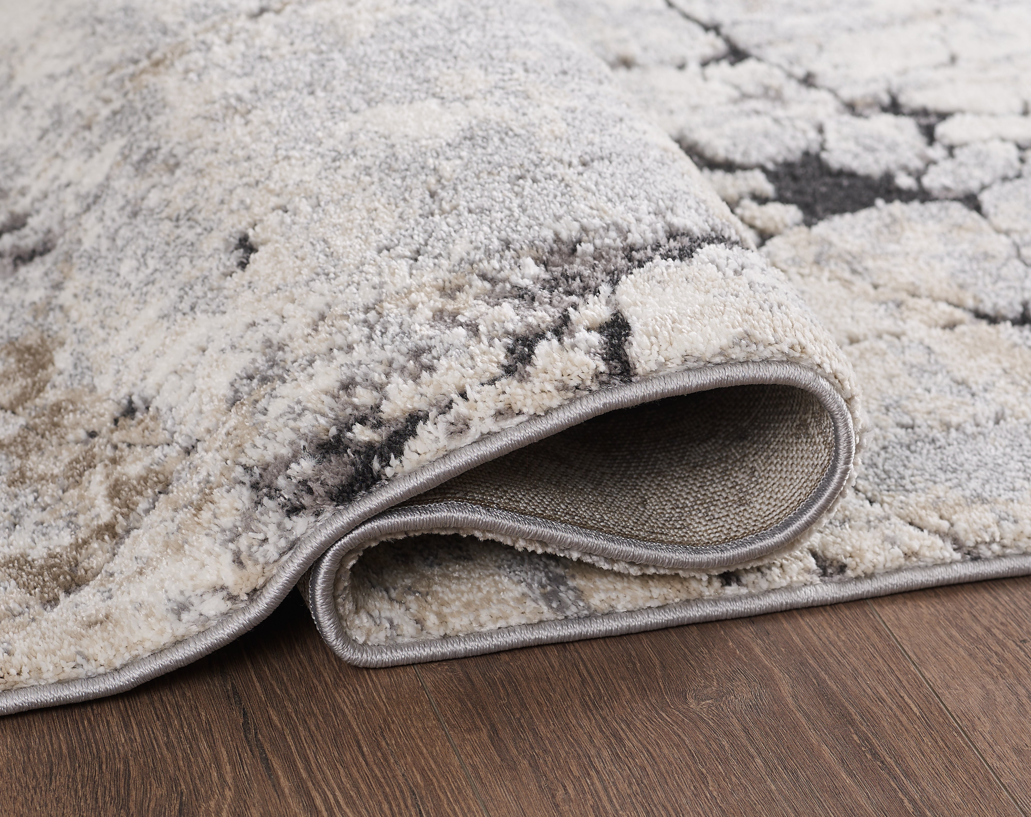 Merinos Panorama 7'8" x 10'8" Area Rug - Grey