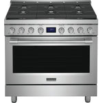 Frigidaire Professional Stainless Steel 36" Gas Front Control Freestanding Range (4.4 Cu. Ft) - PCFG3670AF
