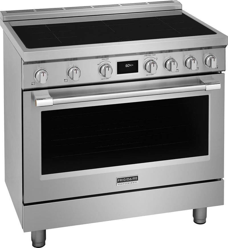 Frigidaire Professional SmudgeProof Stainless Steel 36" Induction Freestanding Range (4.4 Cu