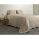 Cotton House Portugal Coverlet 90" x 90" - Diamante Beige