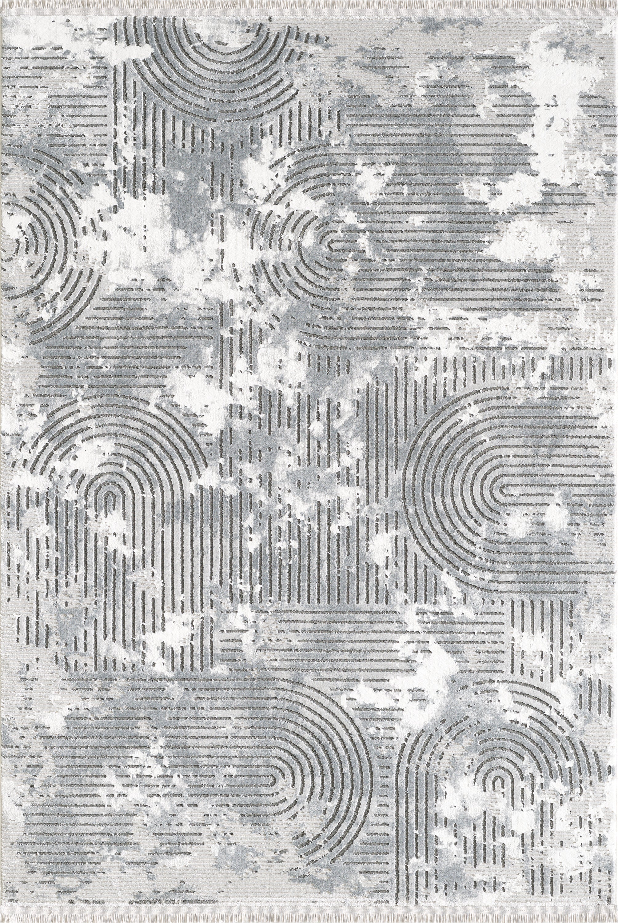 Merinos Petra 7'8" x 10'8" Area Rug - Dark Grey