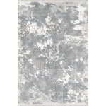Merinos Petra 6'6" x 9'5" Area Rug with Underpad - Dark Grey