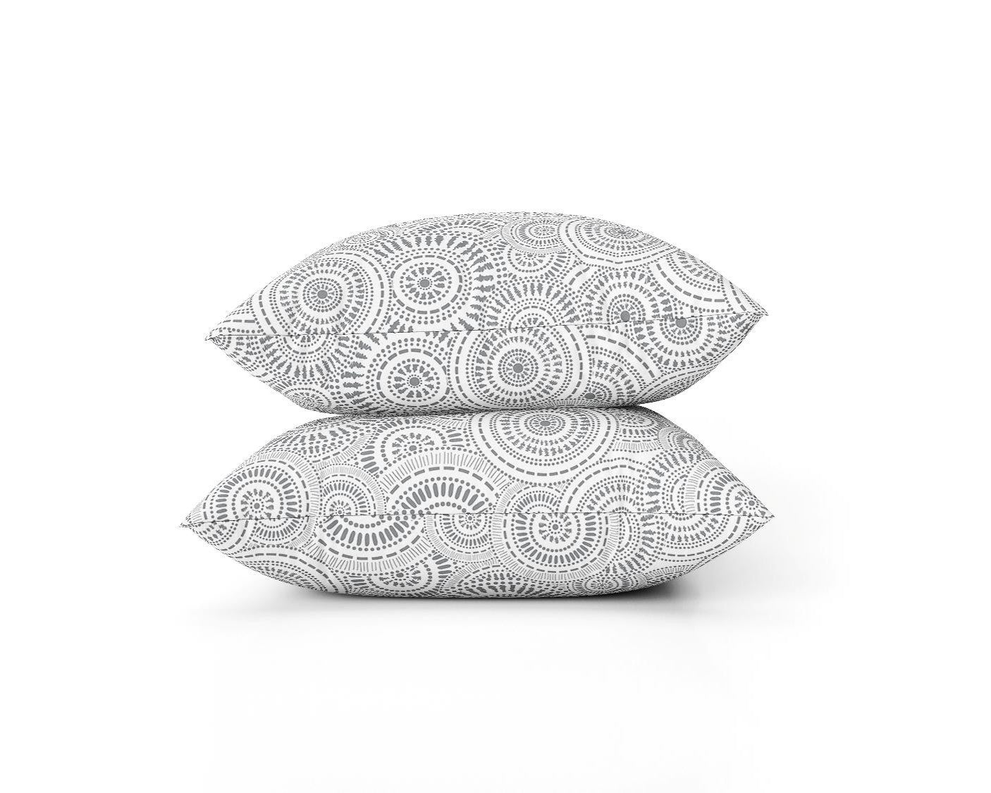 Cotton House 7-Piece Queen Comforter Set - Grey Orbit