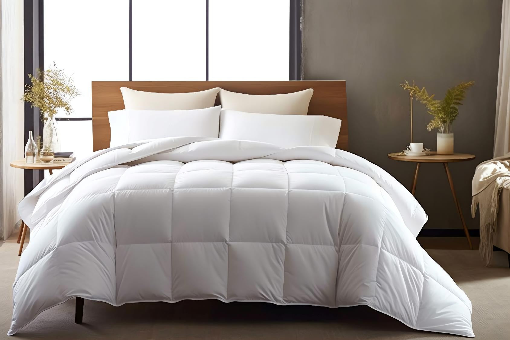 Cotton House 100% Natural Wool King Duvet - White