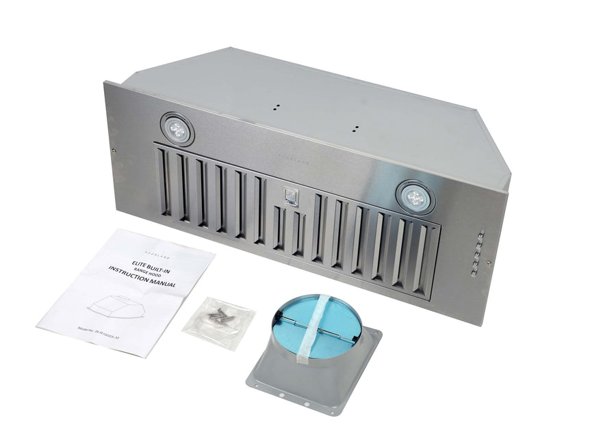 Hauslane Stainless Steel 36" Insert Convertible Range Hood - IN-R100SS-36