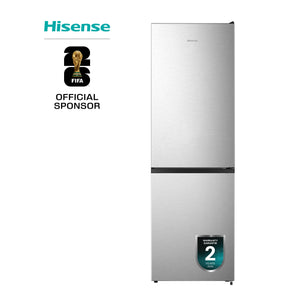 Hisense 23.5" 10.7 Cu. Ft. Titanium Bottom-Freezer Refrigerator - RB12A2CSE