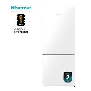 Hisense 28" 15 Cu. Ft. White Counter-Depth Bottom-Freezer Refrigerator - RB15A2CWE